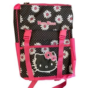 HELLO KITTY [2011 BLACK & PINK FLORAL DESIGN BACKPACK]